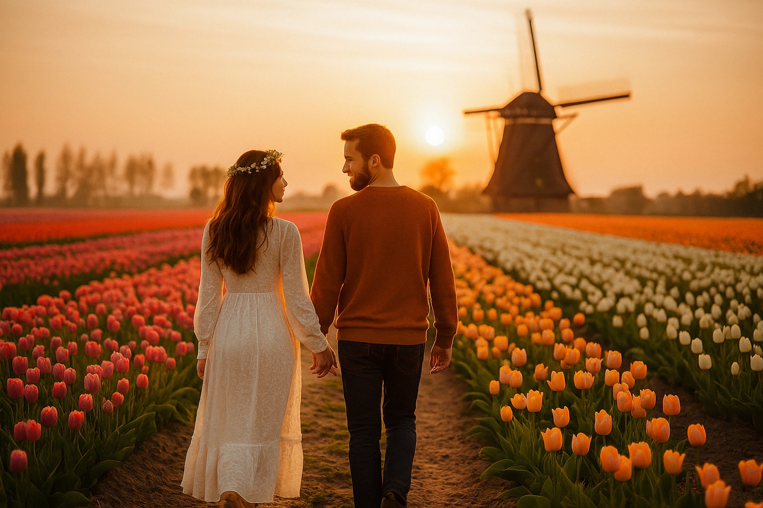 20250806_1533_Romantic Tulip Walk_remix_01k1zwp4b7e4c949yhzgv37c3h